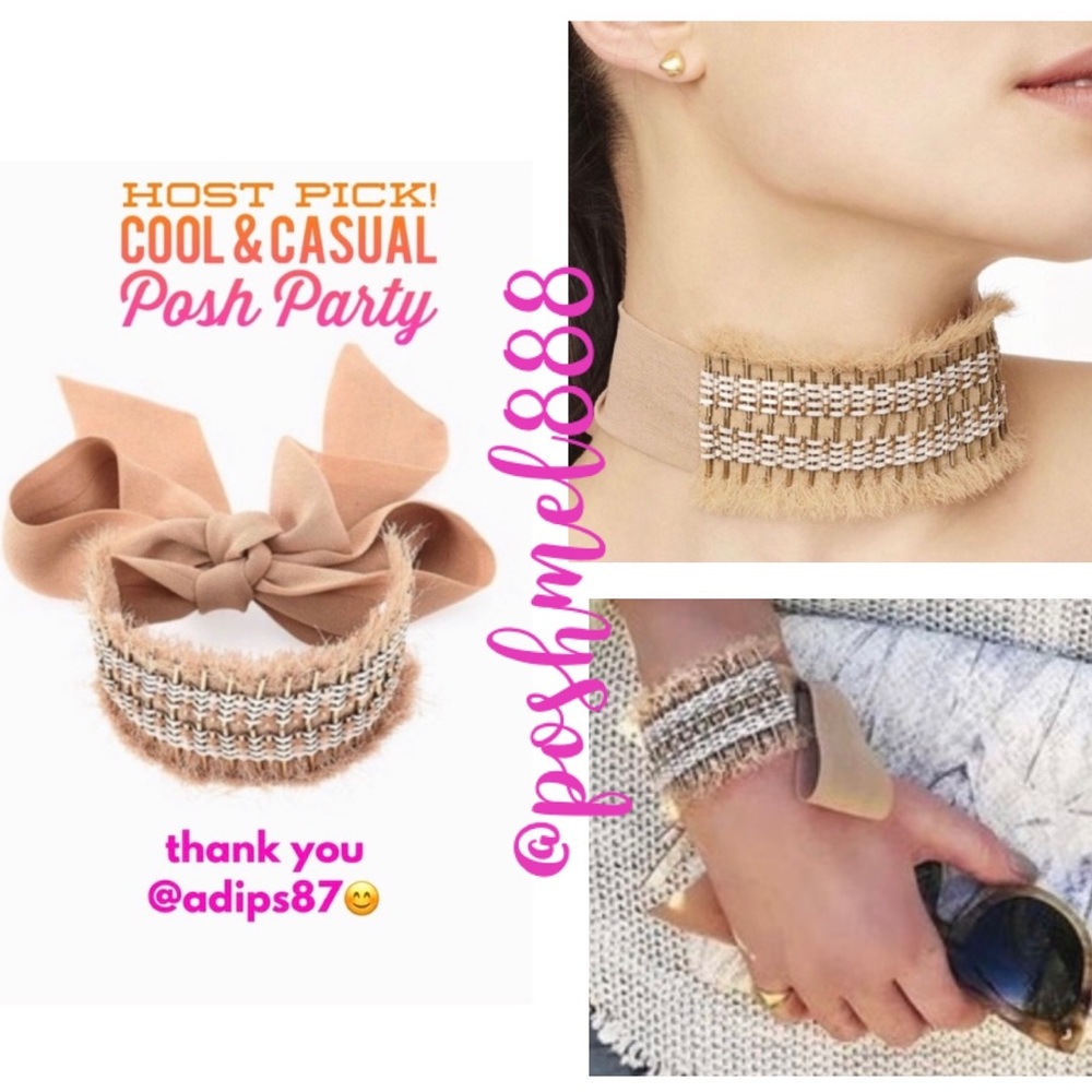 Stella & Dot  | Versatile Florence Ribbon Necklace/Choker/Bracelet